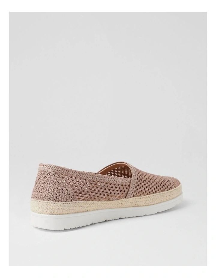 Merrik Blush Weave Flat Slip On Shoes image 3