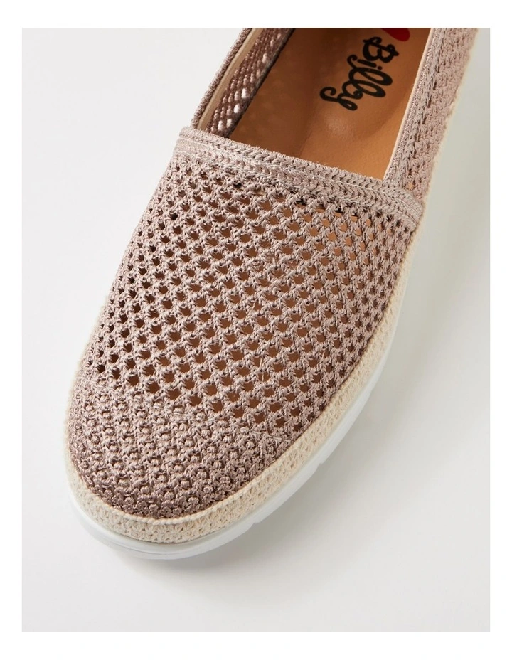 Merrik Blush Weave Flat Slip On Shoes image 4