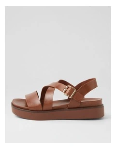 Blaklee Walnut Leather Sandals