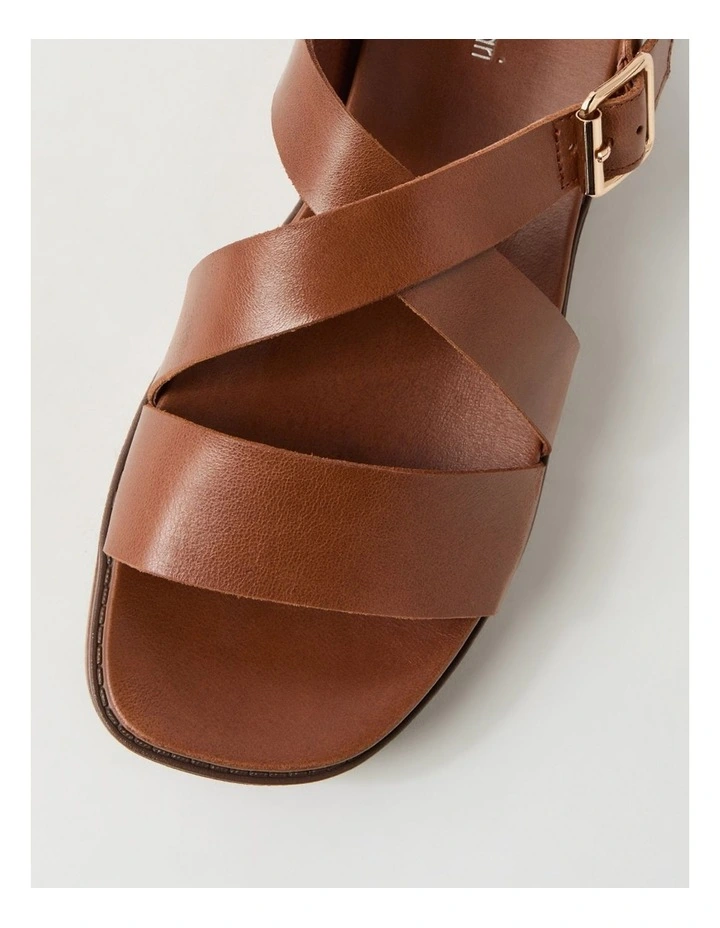 Blaklee Walnut Leather Sandals image 4