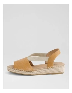 Krissie Dark Tan Leather Sandals