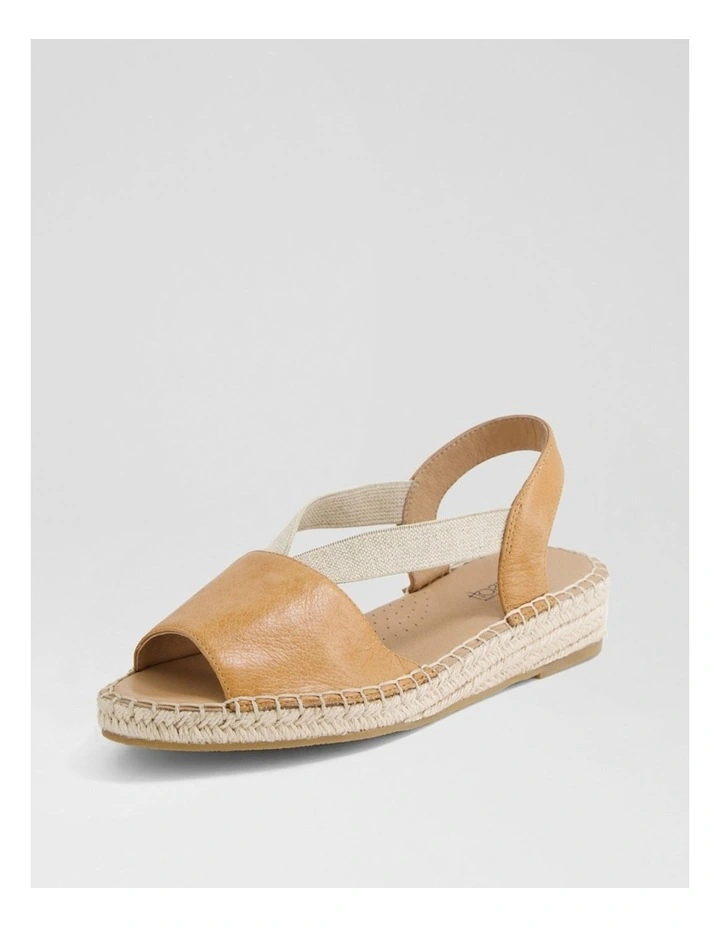 Krissie Dark Tan Leather Sandals image 2