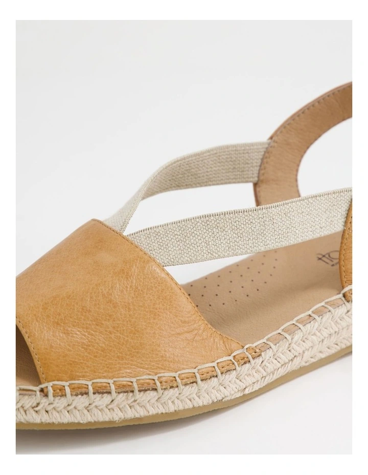 Krissie Dark Tan Leather Sandals image 5