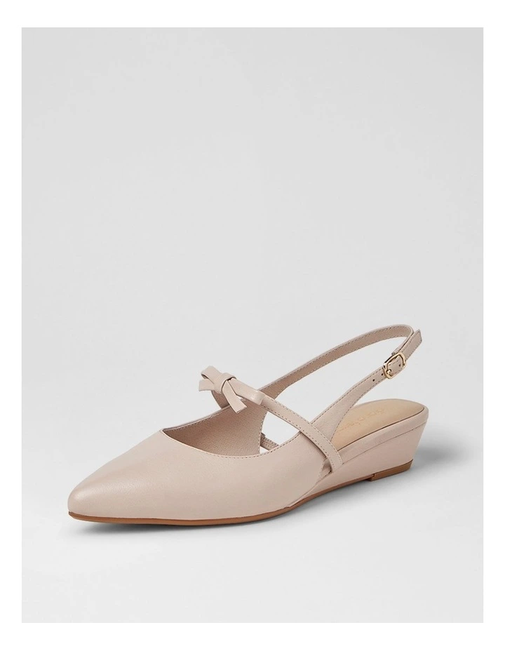 Pasmae Nude Leather Heels image 2
