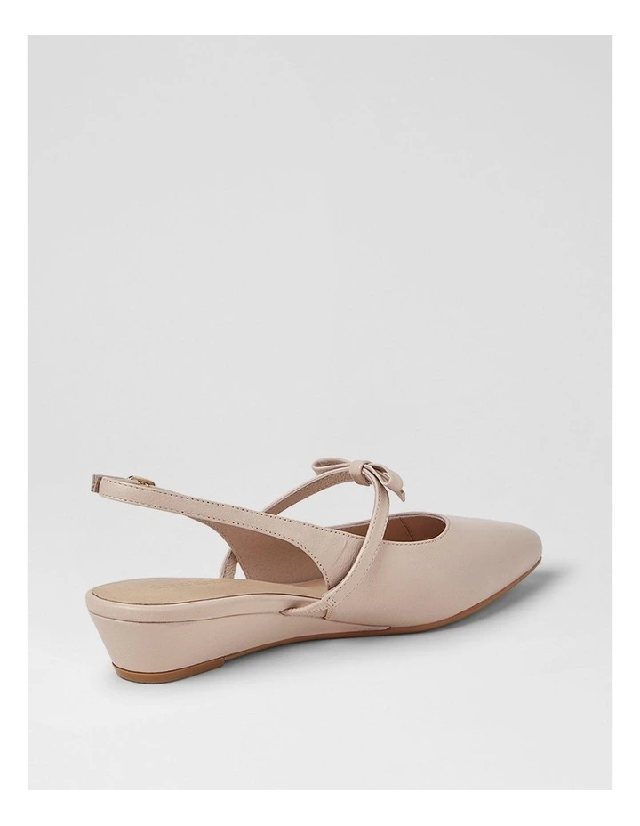 Pasmae Nude Leather Heels image 3
