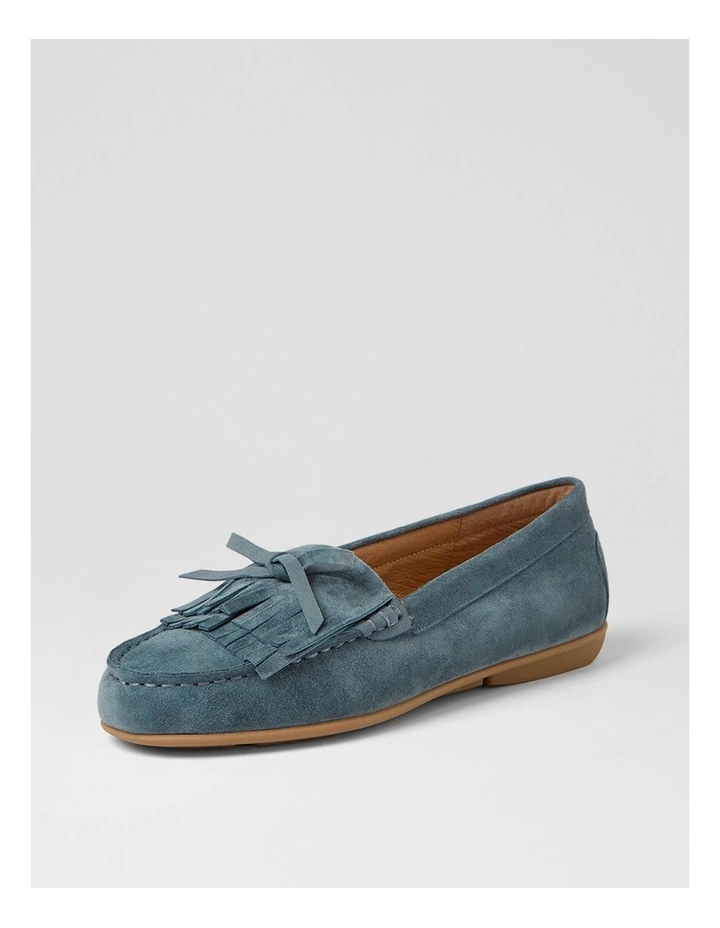 Rilem Blue Denim Suede Loafers image 2