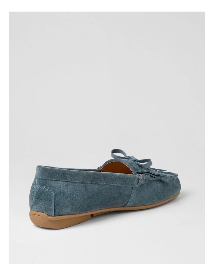 Rilem Blue Denim Suede Loafers image 3