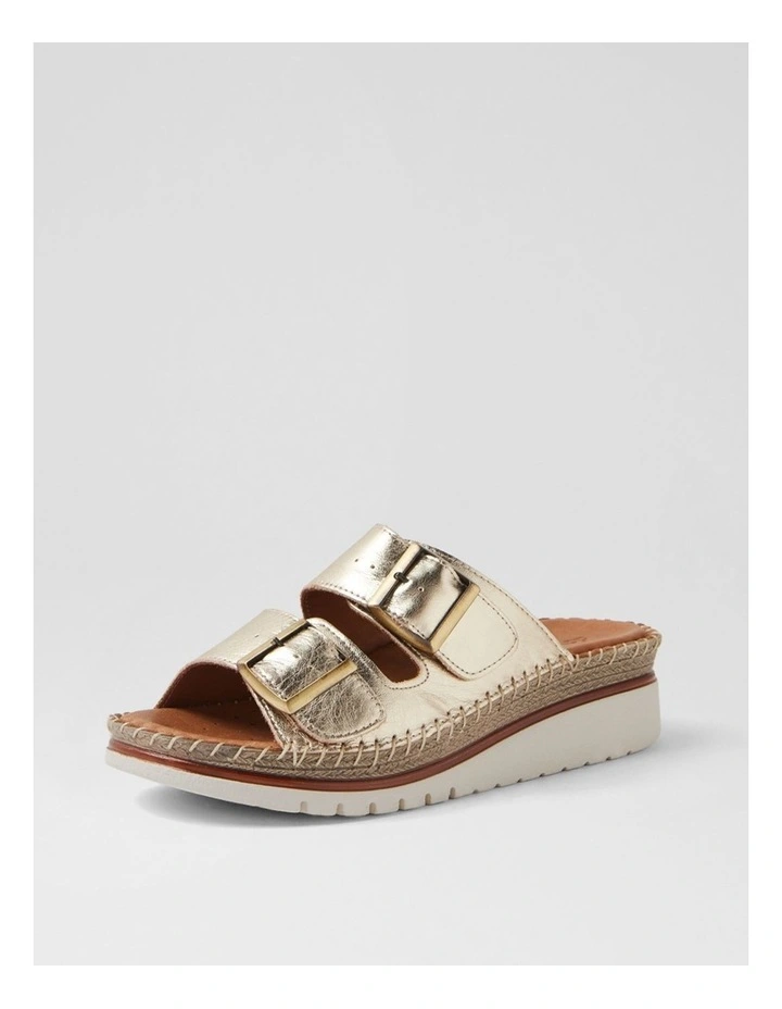 Isree Champagne Leather Sandals image 2