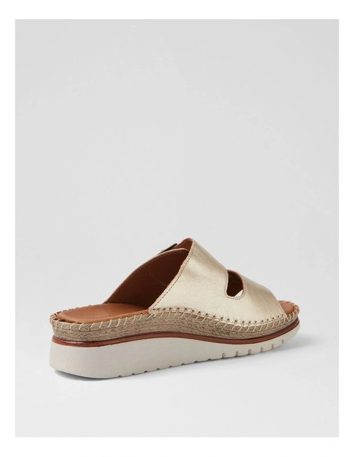 Isree Champagne Leather Sandals image 3