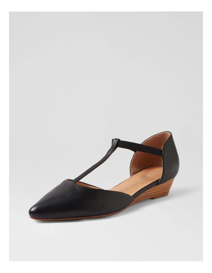 Pepps Black Natural Leather Heels image 2