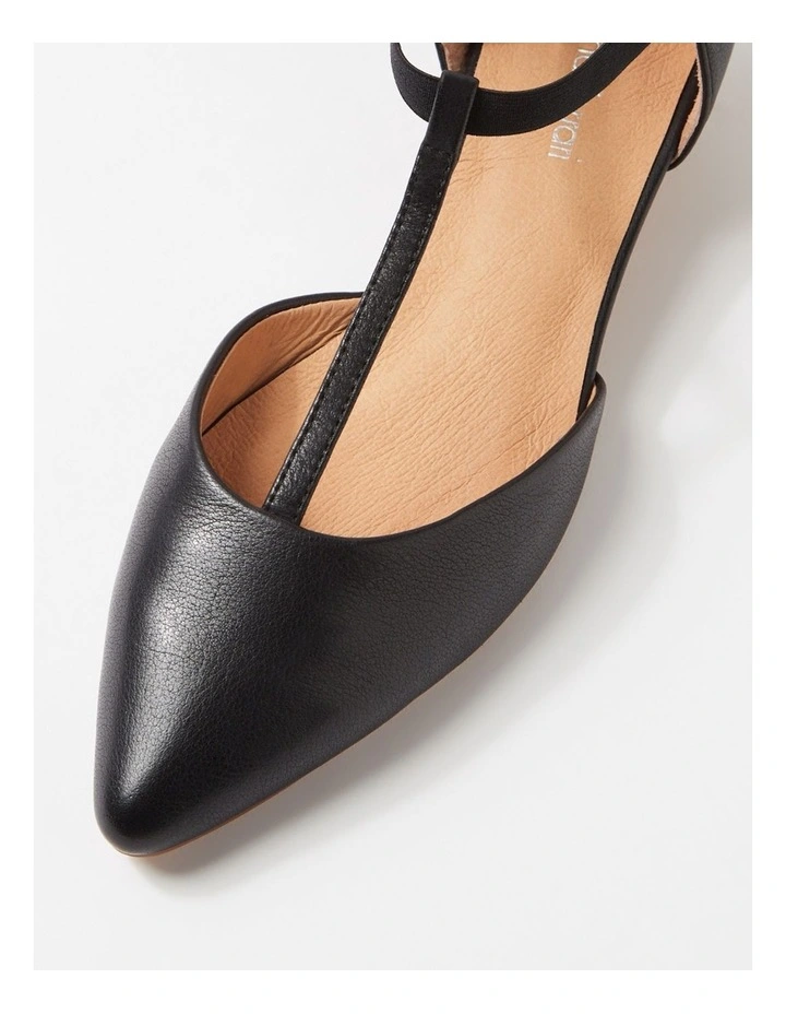 Pepps Black Natural Leather Heels image 4