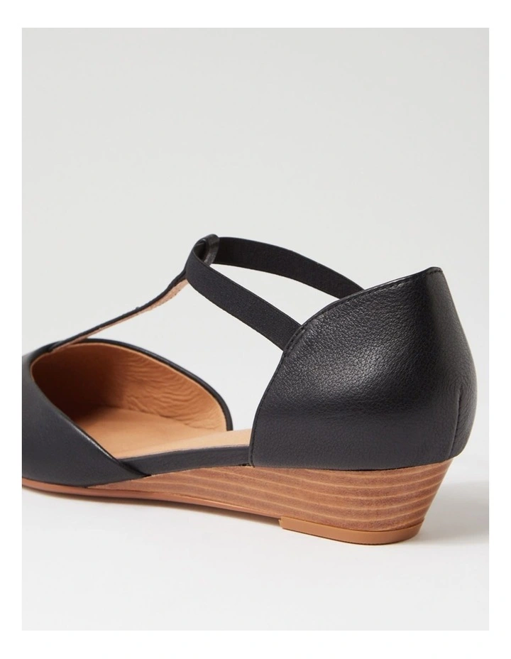 Pepps Black Natural Leather Heels image 5