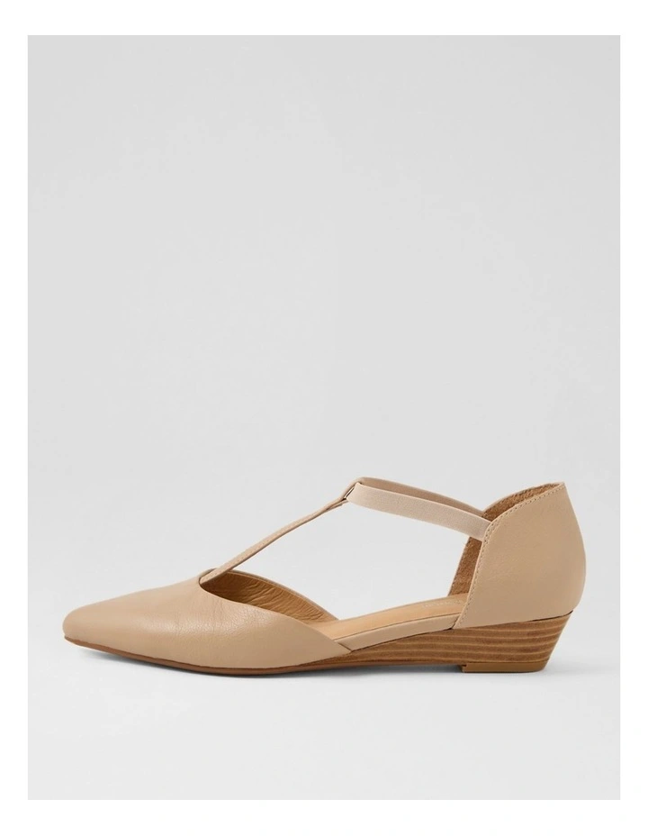 Pepps Latte Natural Leather Heels image 1
