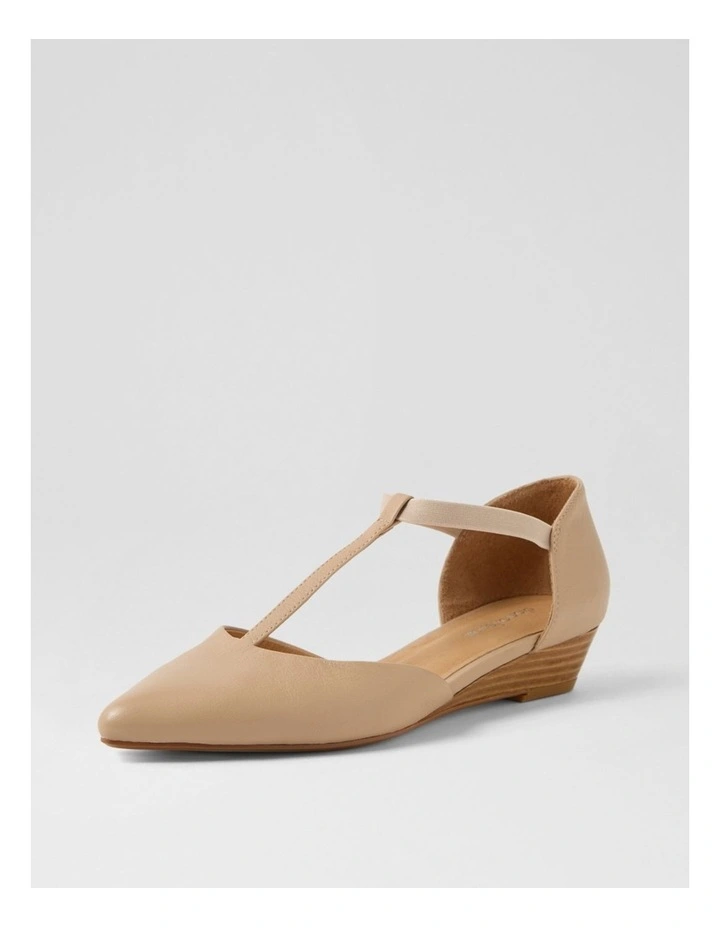 Pepps Latte Natural Leather Heels image 2