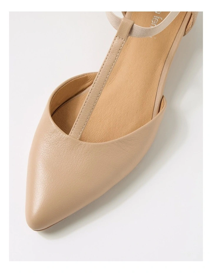 Pepps Latte Natural Leather Heels image 4