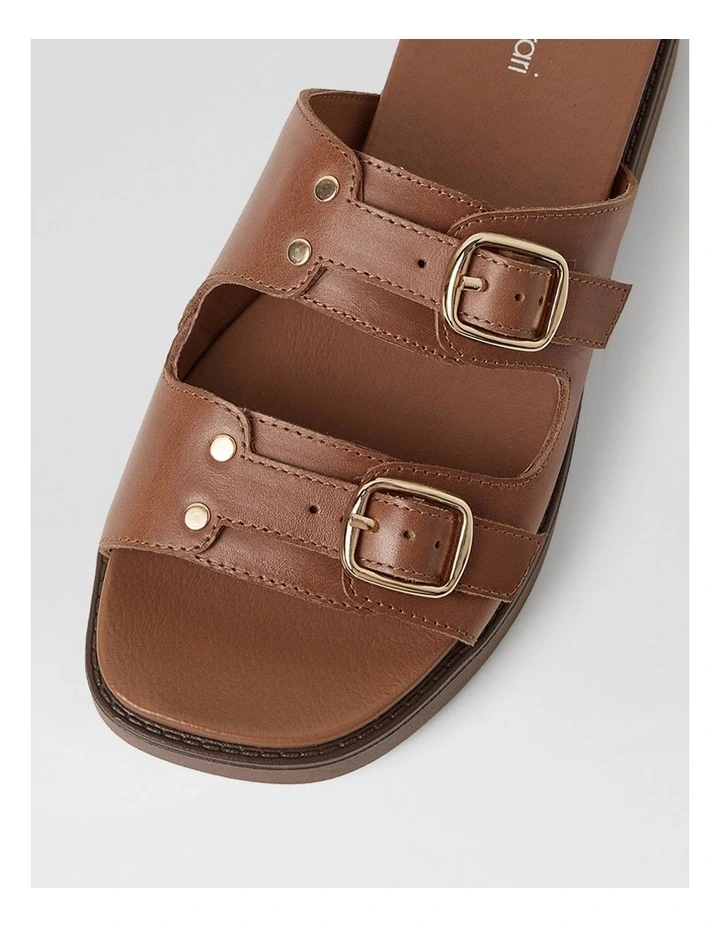 Branton Walnut Leather Sandals image 4