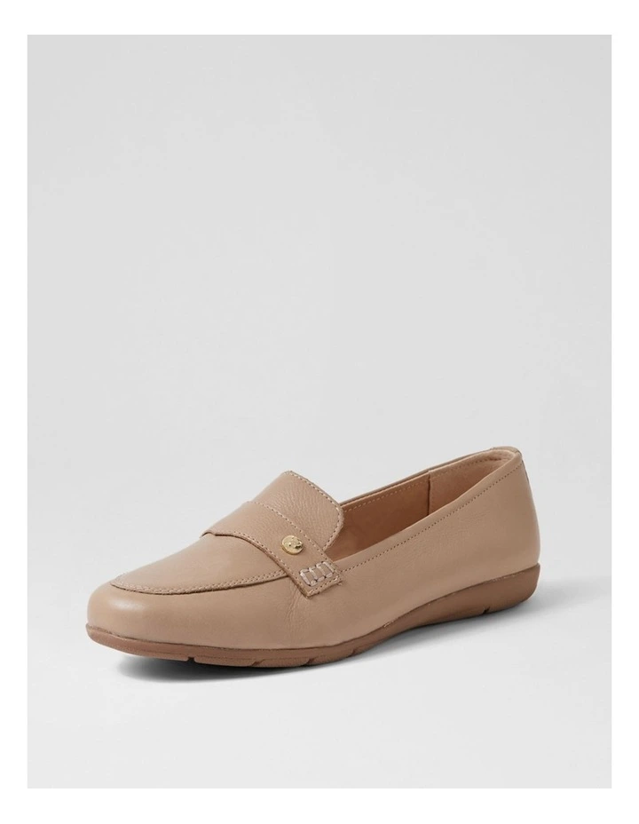 Holies Fawn Leather Flat Shoes image 2