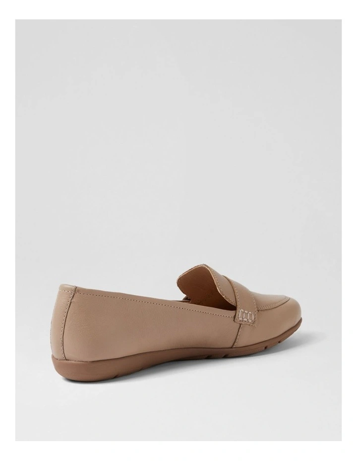 Holies Fawn Leather Flat Shoes image 3