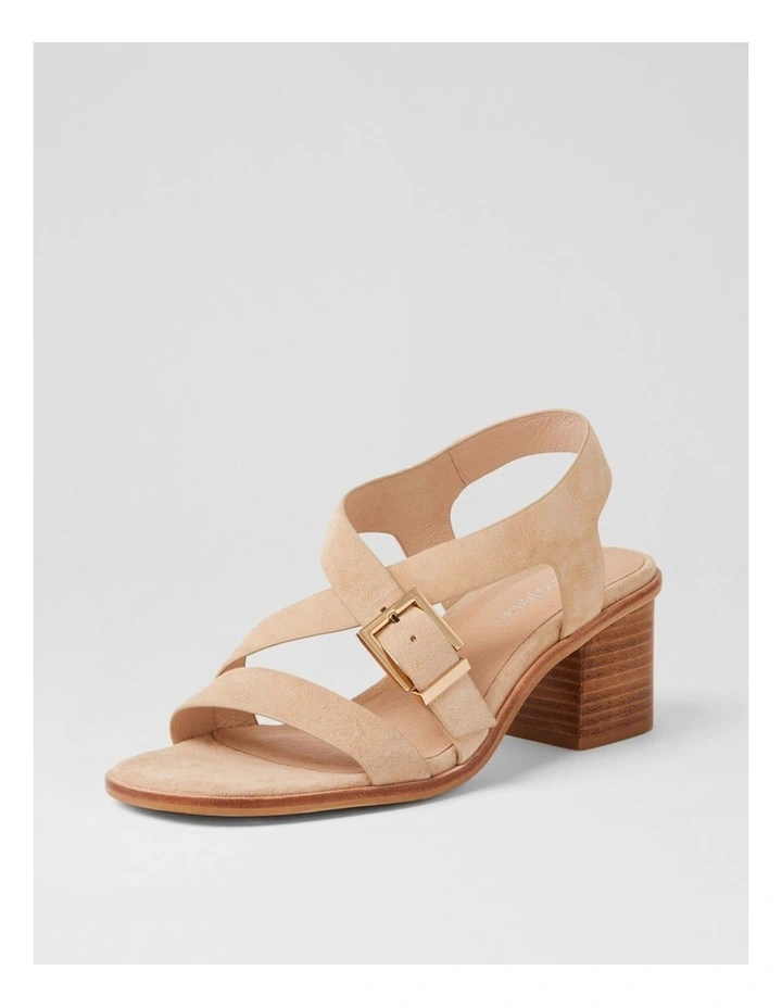 Acola Latte Natural Suede Sandals image 2