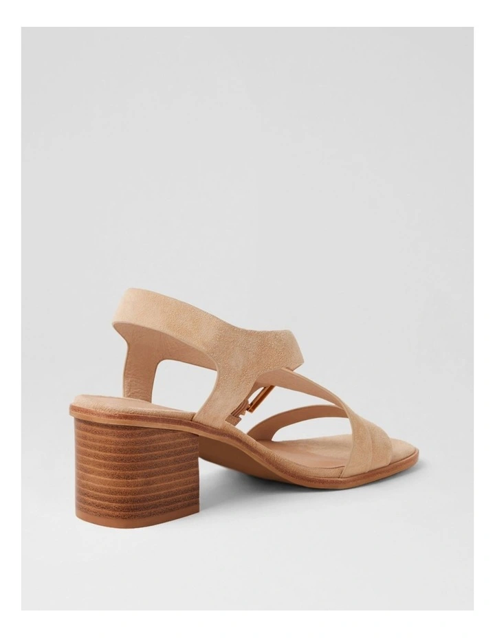 Acola Latte Natural Suede Sandals image 3