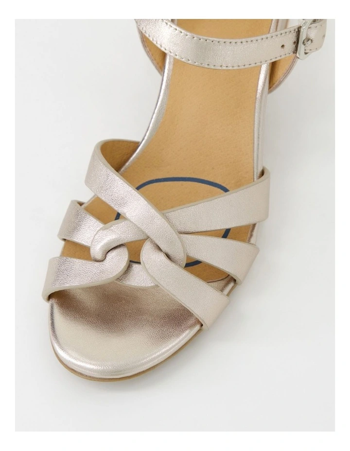Jaydie Platino Leather Sandals image 4