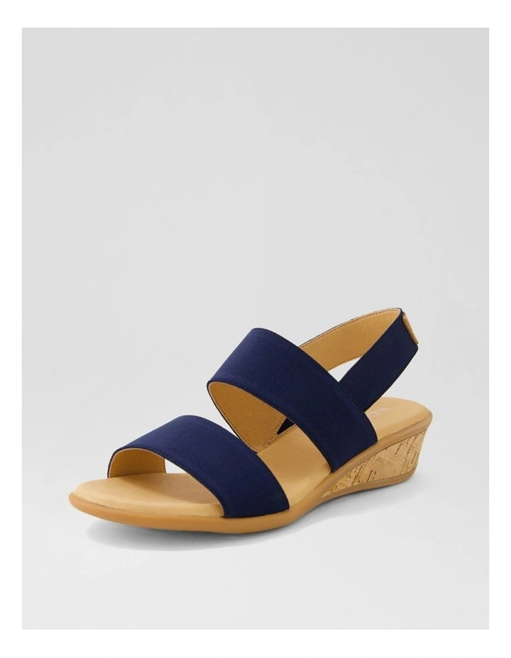Phaedra Navy Fabric Sandals image 2