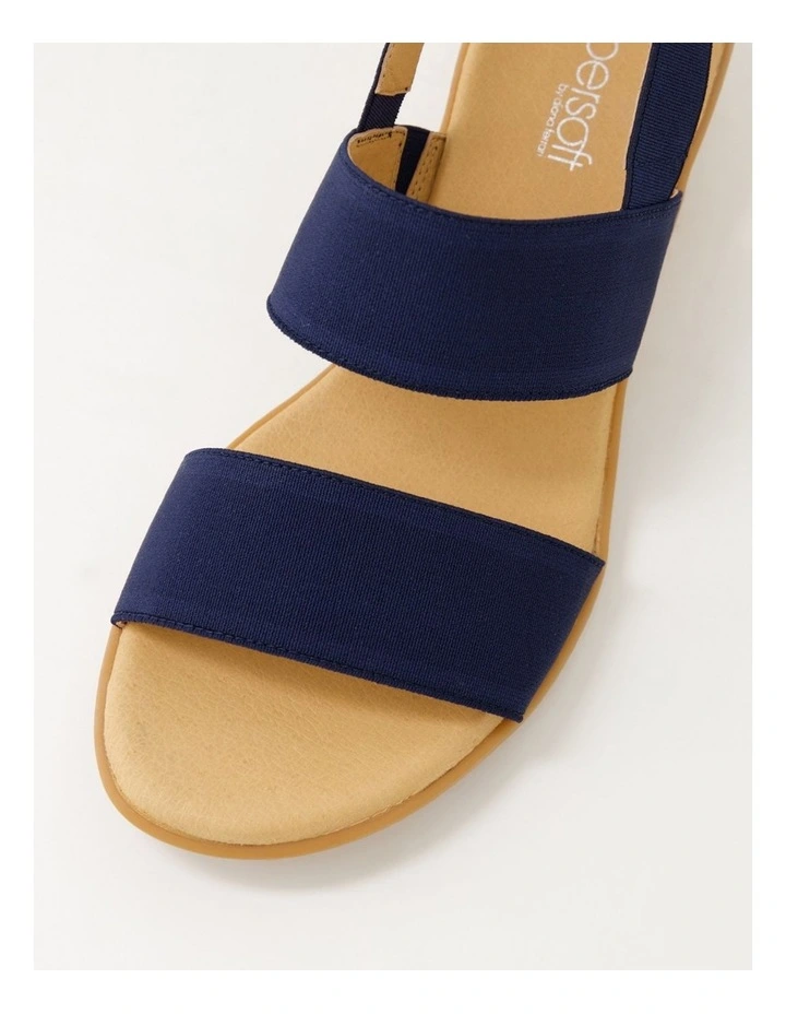 Phaedra Navy Fabric Sandals image 4