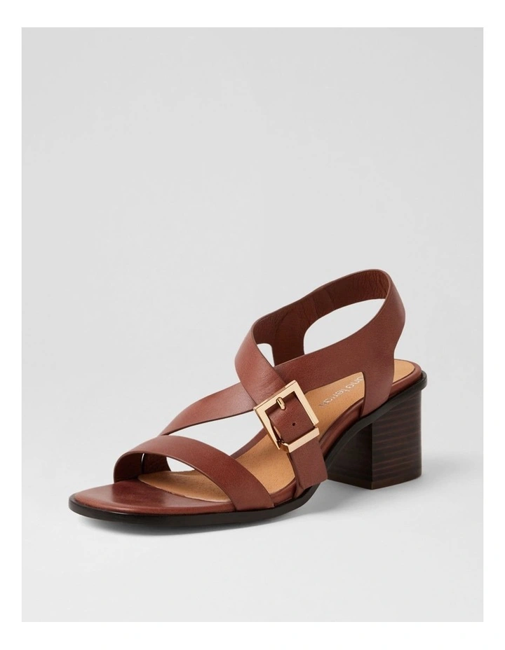 Acola Walnut Dark Brown Leather Sandals image 2