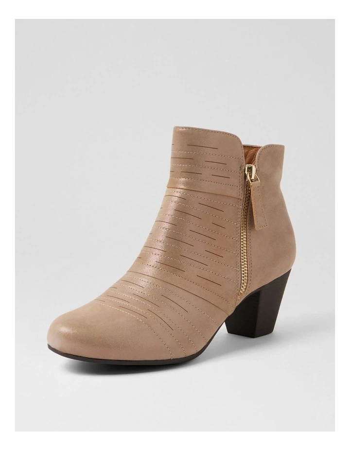 Fabians Pewter Shimmer Suede Ankle Boots image 2