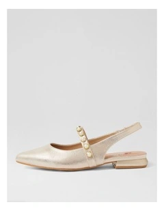 Valencia Champagne Dust Flat Shoes