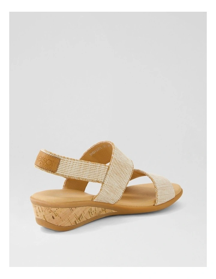 Phaedra Natural Fabric Sandals image 3