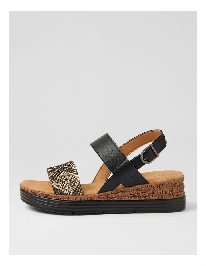 Nivara Black Multi Sandals image 1