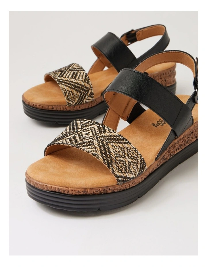 Nivara Black Multi Sandals image 5