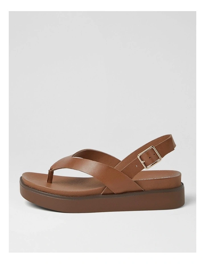 Bexta Walnut Leather Sandals image 1