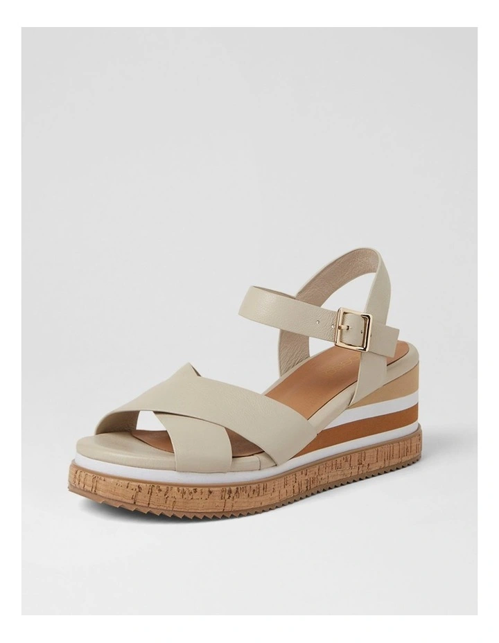 Bambe Almond Leather Sandals image 2