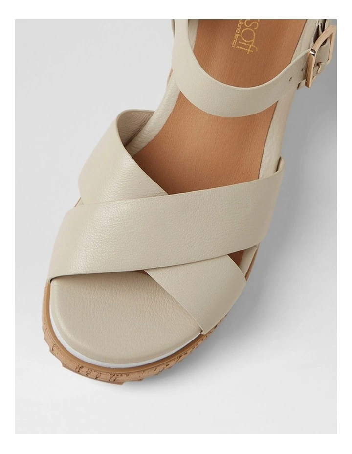 Bambe Almond Leather Sandals image 4