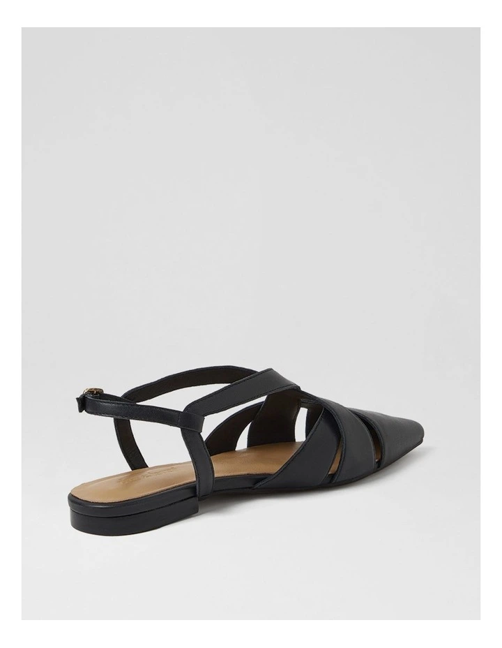 Arella Black Leather Sandals image 3