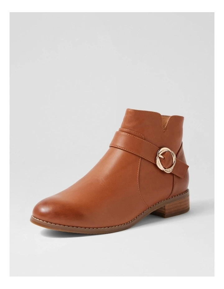 Barleys Dark Rum Leather Ankle Boots image 2