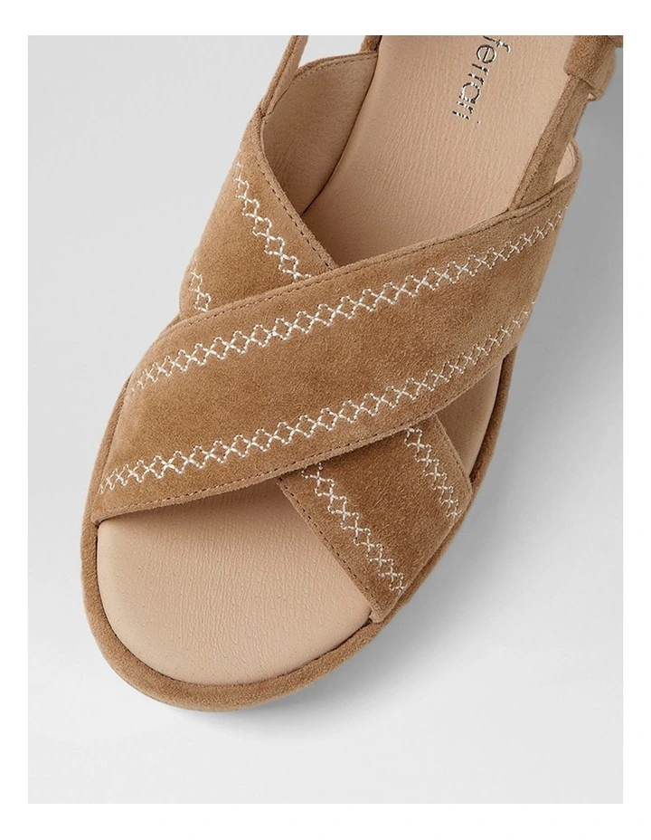 Bynndi Oak Suede Platform Sandals image 4