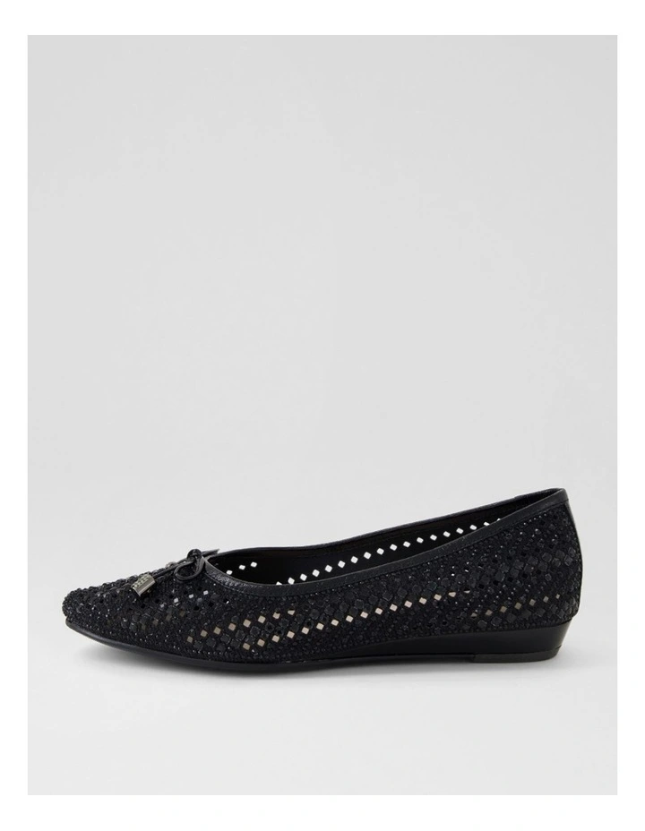 Chamomile Black Jewels Flat Shoes image 1