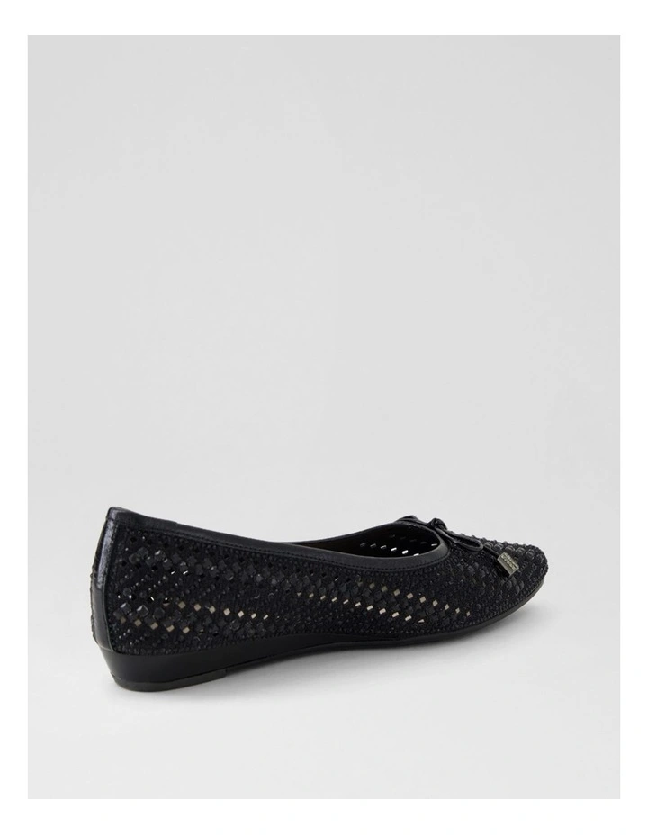 Chamomile Black Jewels Flat Shoes image 3