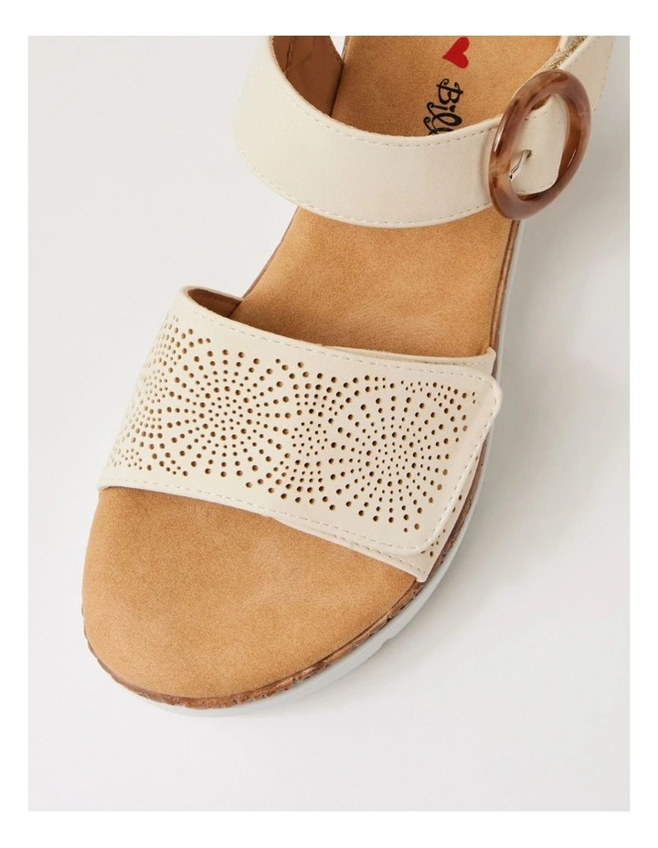 Nayela Ivory Nubuck Sandals image 4