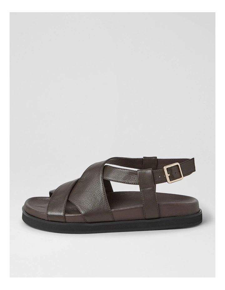 Vebbie Choc Leather Sandals image 1