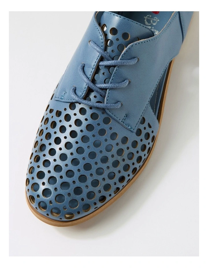 Quietly Denim Flat Shoes image 4