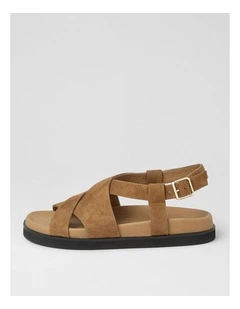 Vebbie Biscuit Suede Sandals