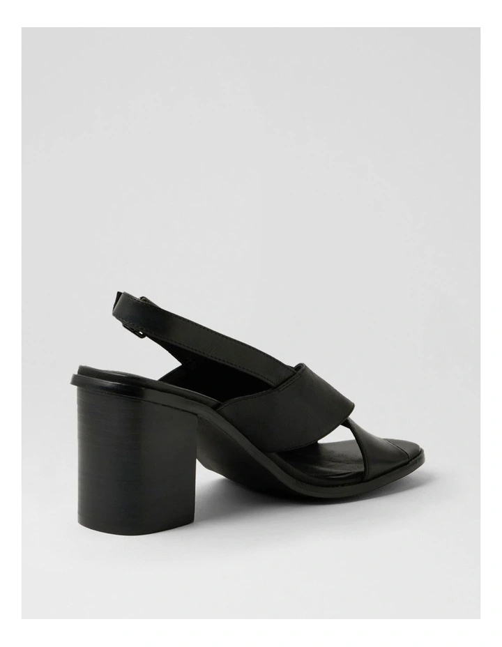 Nesba Black Leather Sandals image 3