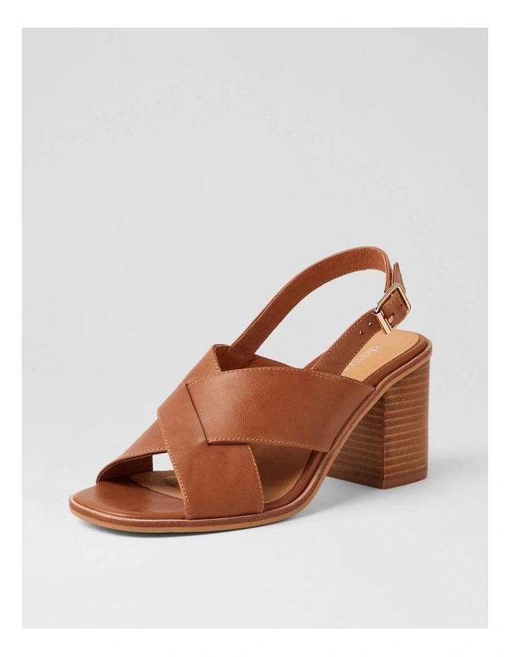Nesba Chestnut Natural Leather Sandals image 2