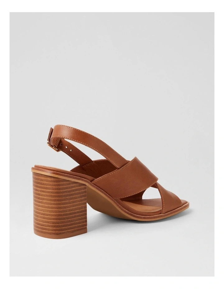 Nesba Chestnut Natural Leather Sandals image 3