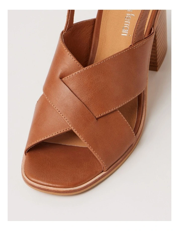 Nesba Chestnut Natural Leather Sandals image 4
