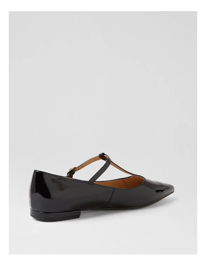 Aprils Black Patent Leather Flat Shoes image 3